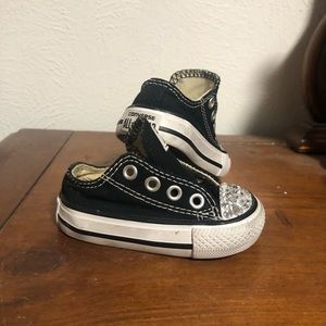 Converse from boutique with rhinestones